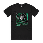 D1 Apparel 'S14 Silvia' Deep Green T-shirt