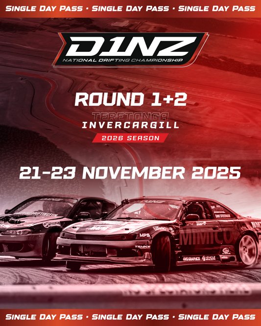 D1NZ R1 + R2 Teretonga - Single Day Ticket