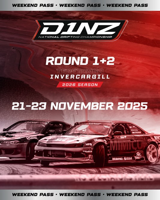 D1NZ R1 + R2 Teretonga - Weekend Pass